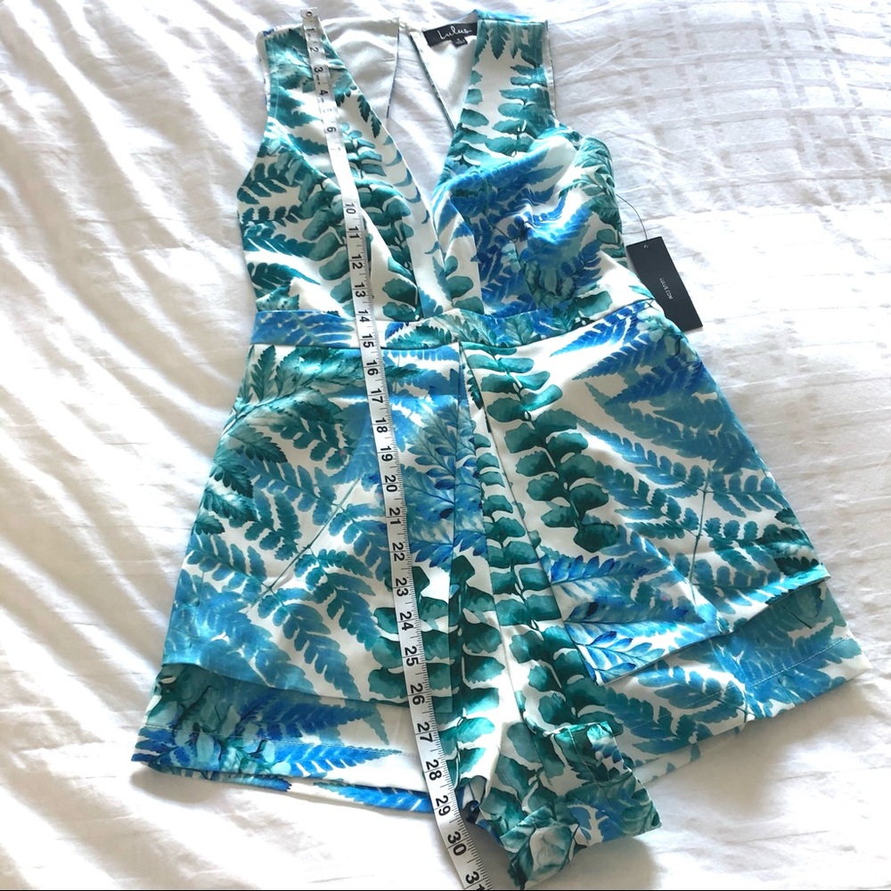 NWT Lulus Balboa Park White Print Romper, Small - Picture 13 of 16